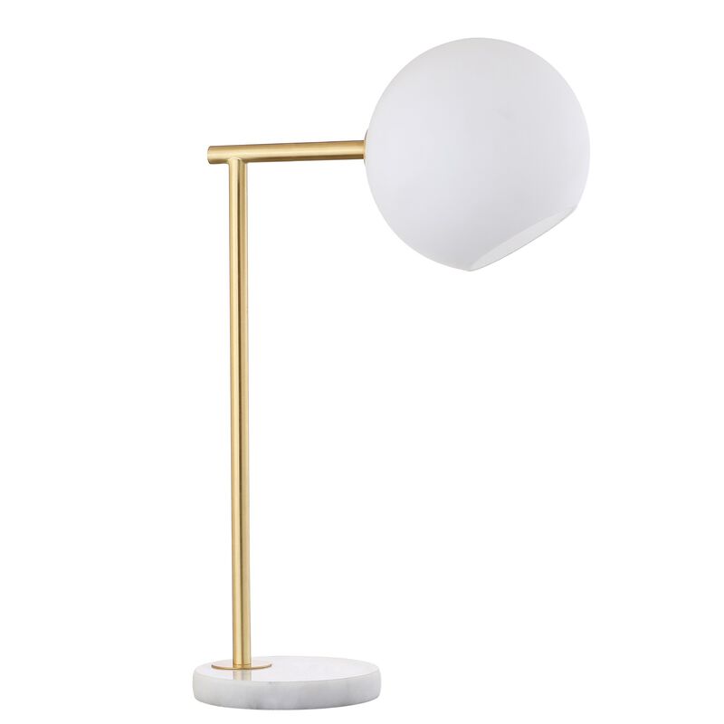 Charles Metal/Marble LED Table Lamp