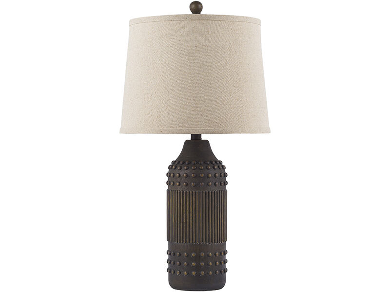Dark Brown Lutton Lamp