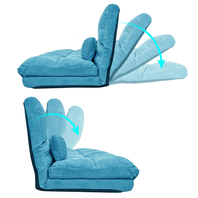 Merax Double Chaise Lounge Floor Sofa
