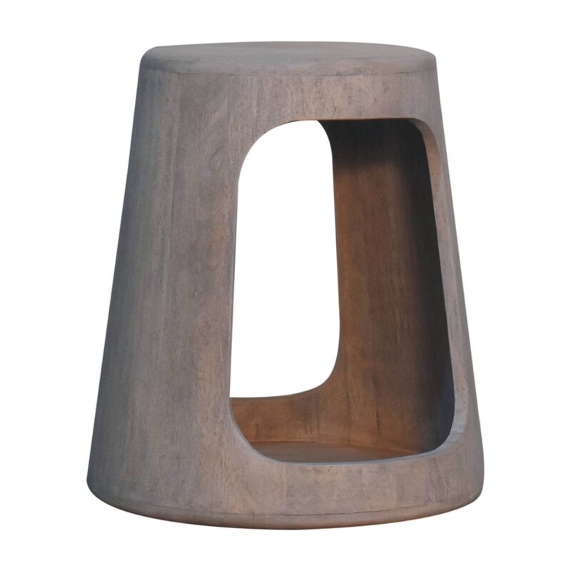 Artisan Furniture Solid Wood Acid Wash Open Side Table