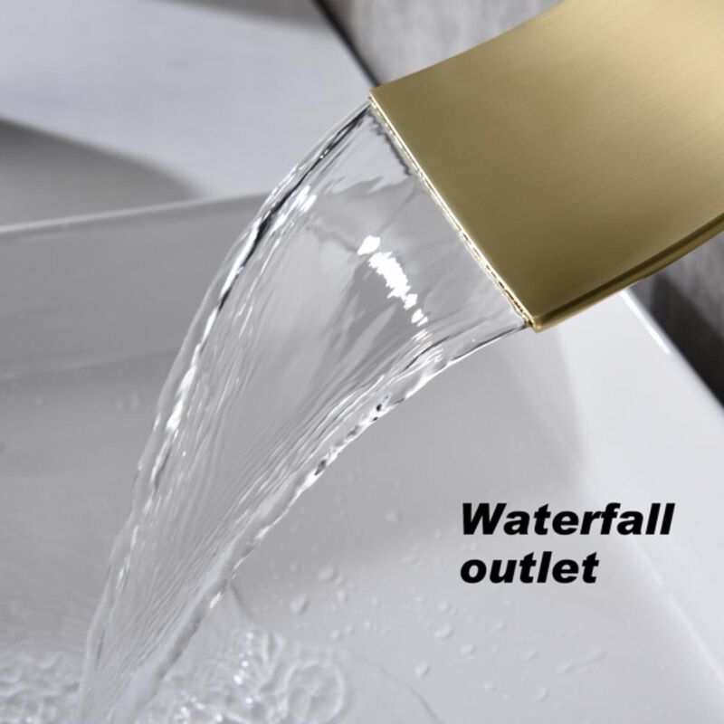 Wall Mounted Bathroom Waterfall Faucet Modern & Stylish Design