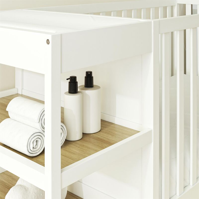 Baby Relax Ema 3-in-1 Convertible Crib & Changer Combo