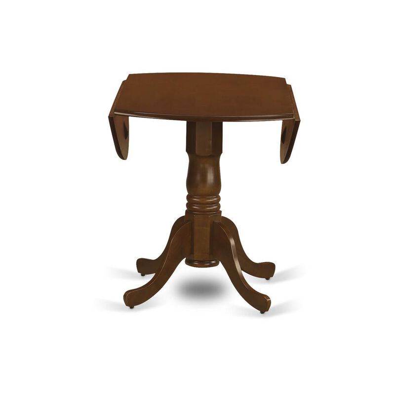 East West Furniture DLVA3-ESP-C 3 Pc2-drop-leaf Dining Table and 2 Dining Chairs