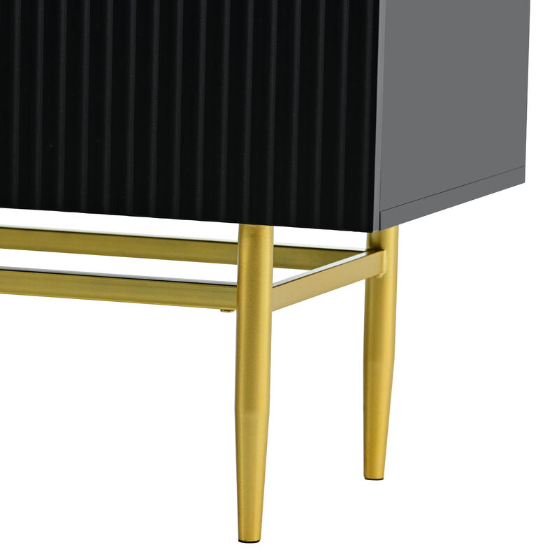 Merax Modern Elegant 4-door Sideboard Buffet Cabinet