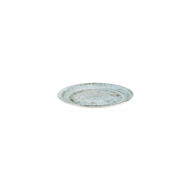 Odette dia.8.25" Round Decorated Porcelain Plate (Set of 4)