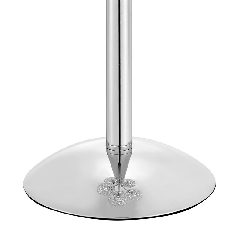 Thailand Table Lamp Chrome Metal LED Light