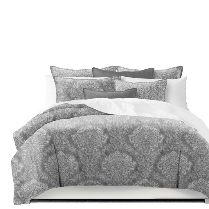 6ix Tailors Fine Linens Ophelia Gray Duvet Cover Set