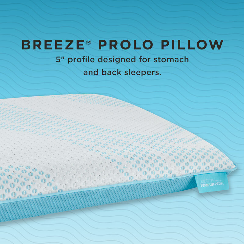 TEMPUR-Breeze® ProLo Queen Pillow