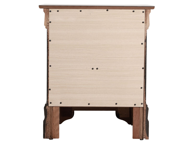 Louis Philippe 2-Drawer Nightstand (24 in. H X 21 in. W X 16 in. D)