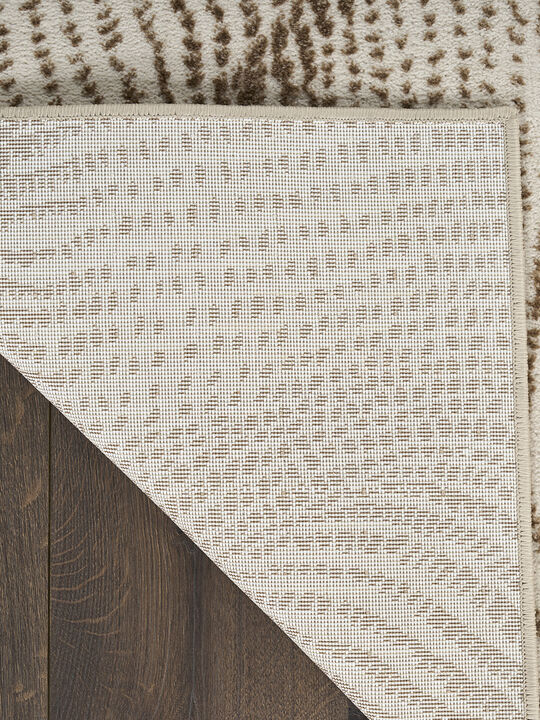 Central Park West CEP01 Beige/Brown 2' x 6' Rug
