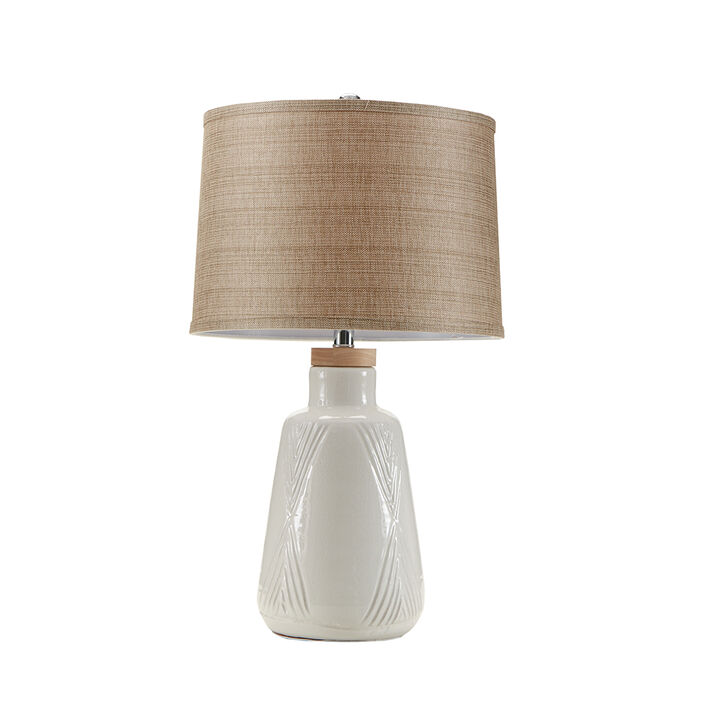 Gracie Mills Adison Bohemian Ceramic Table Lamp