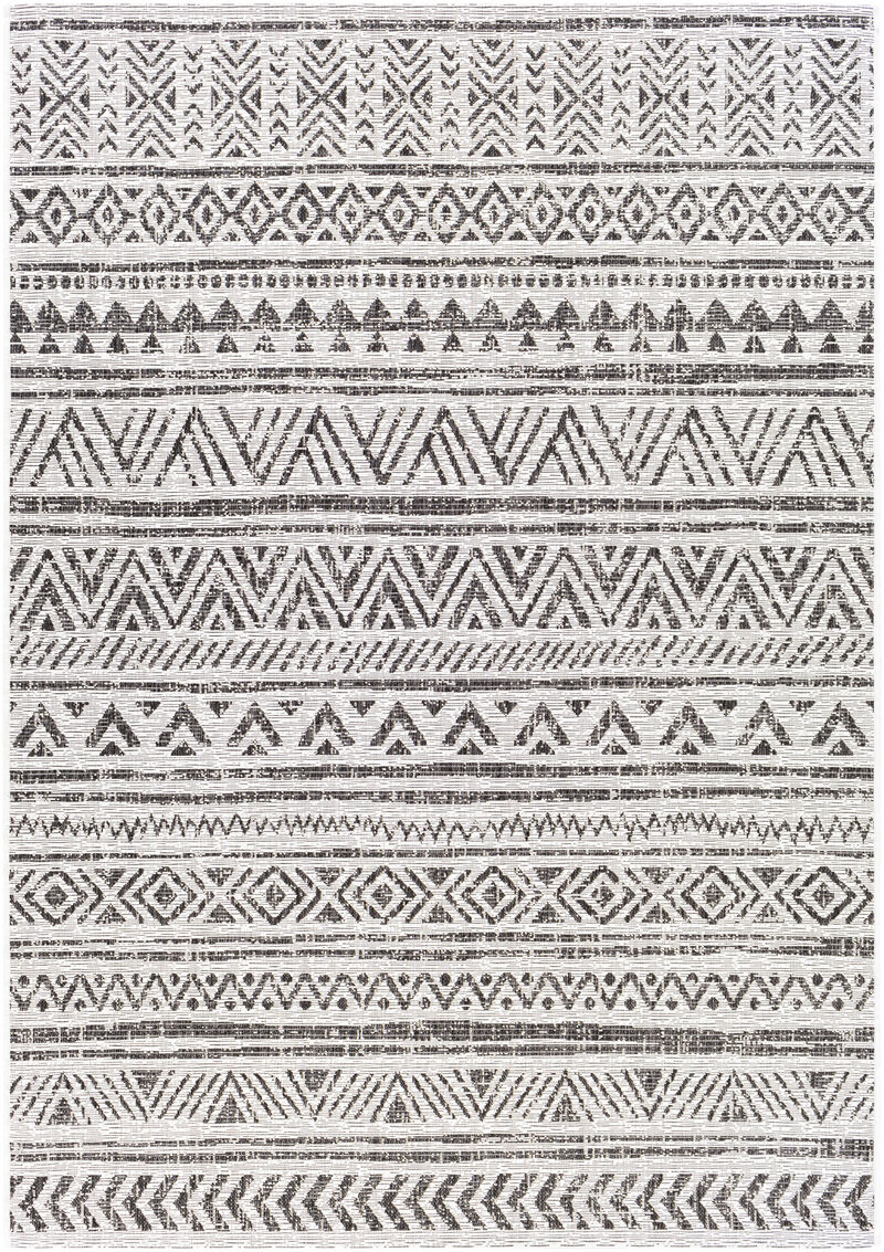 Eagean EAG-2347 8'10' x 12' Black Rug