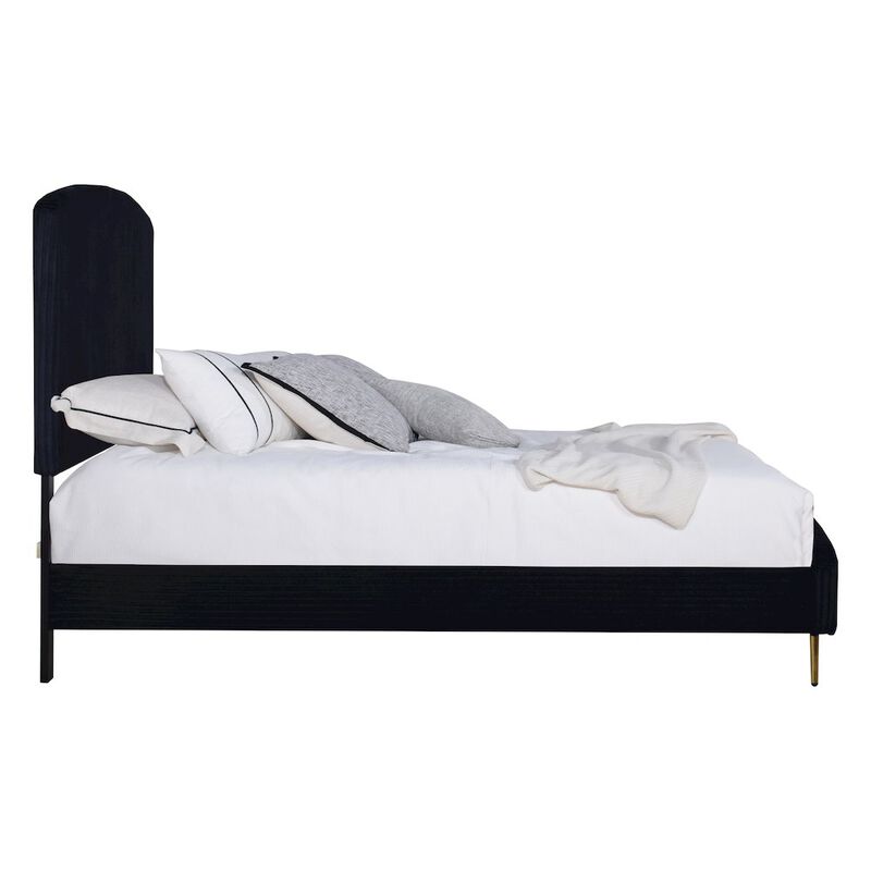 New Classic Furniture Kailani Wood Queen Bed, Black