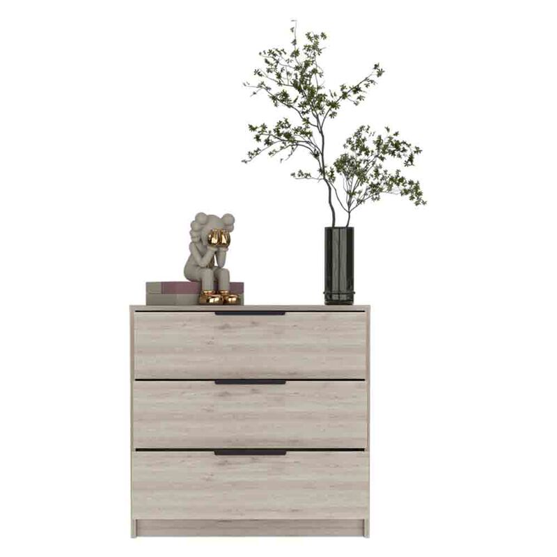 3 Drawers Dresser Maryland, Bedroom, Light Gray