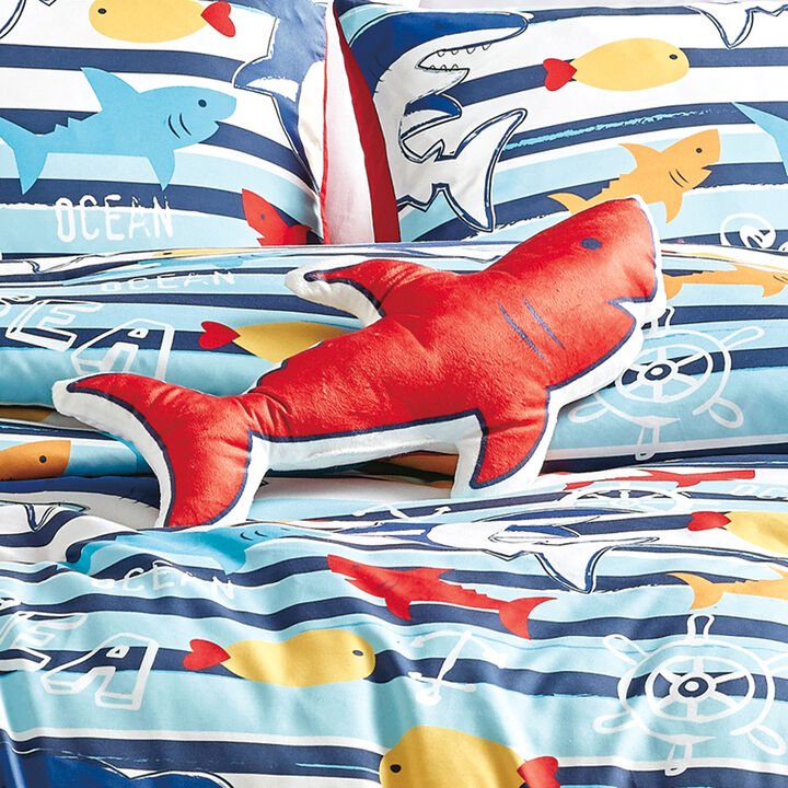 MarCielo Kids Girls Boys Comforter Set Ocean Life.
