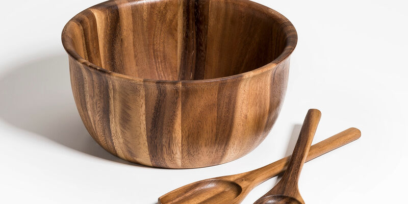 Large Salad Bowl with Servers