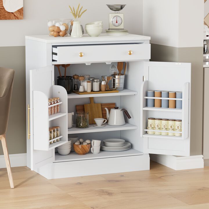 Merax Modern Freestanding Kitchen Pantry