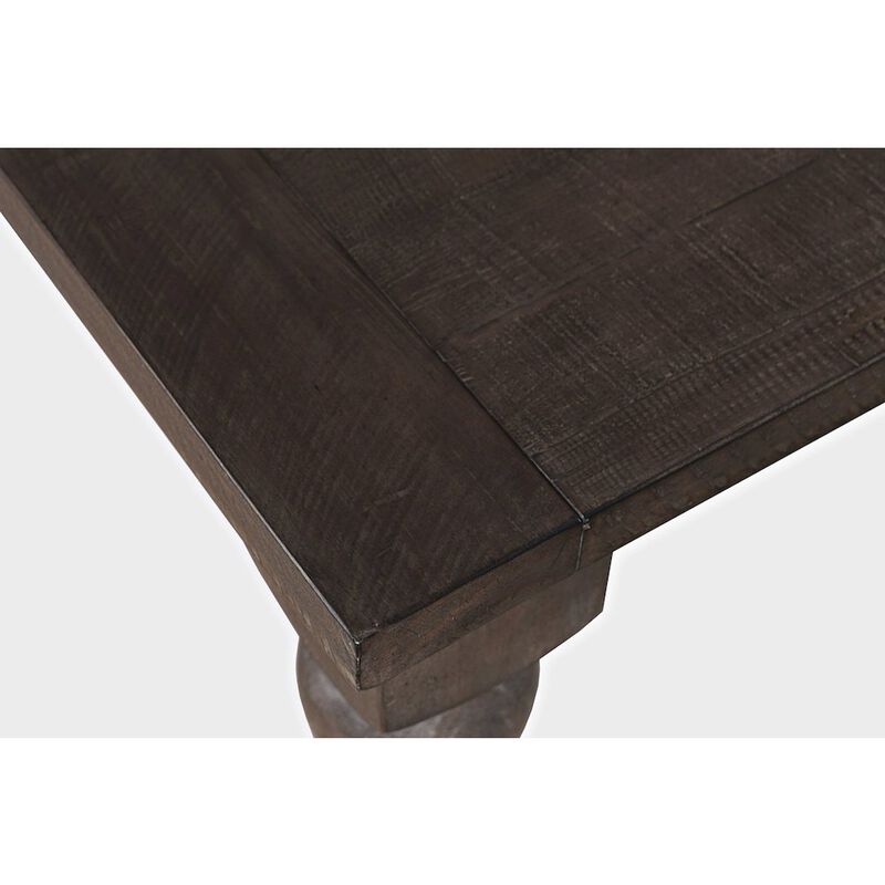Jofran Madison County Rustic Reclaimed Solid Wood Farmhouse 78 Extension Dining Table