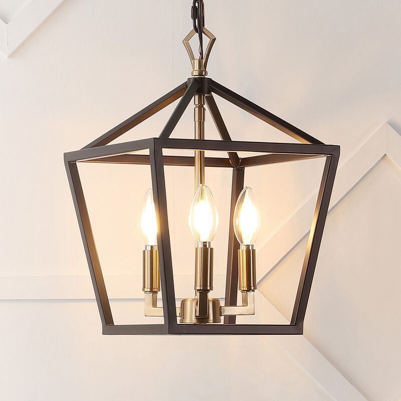 Ojai Iron Classic Modern Lantern LED Pendant