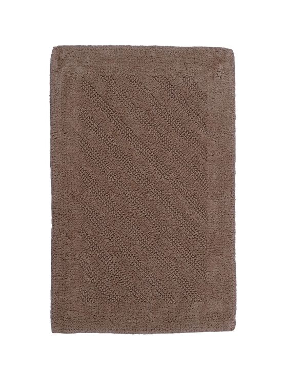 Knightsbridge Shooting Star 220 GSF Reversible Bath Rug 22 x 60 - Ivory