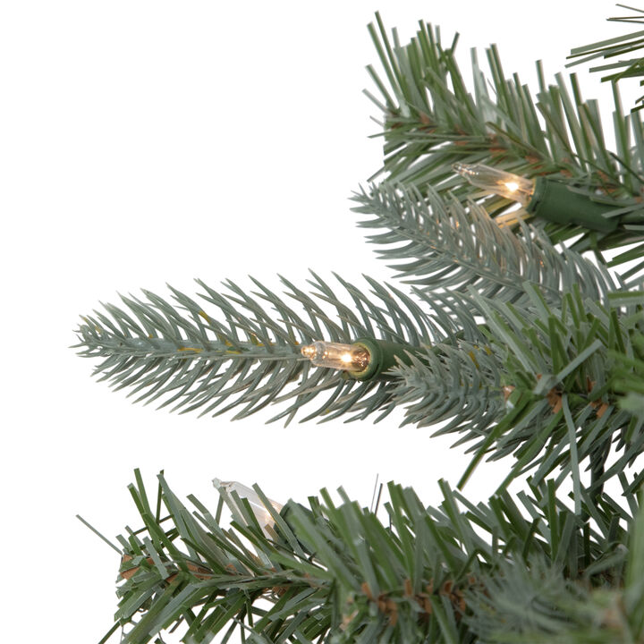 10' Pre-Lit Slim Granville Fraser Fir Artificial Christmas Tree  Clear Lights