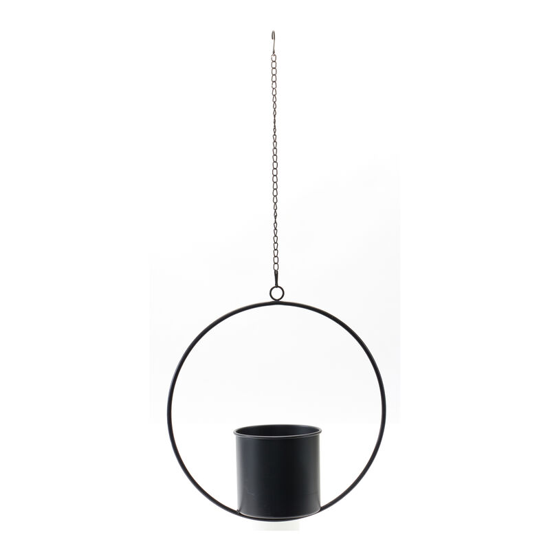 Modern Hanging Planter with Frame for Stylish Indoor and Outdoor Plant Display (Set of 2)