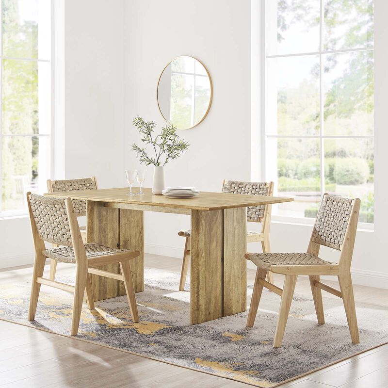 Modway - Amistad 60" Wood Dining Table Oak