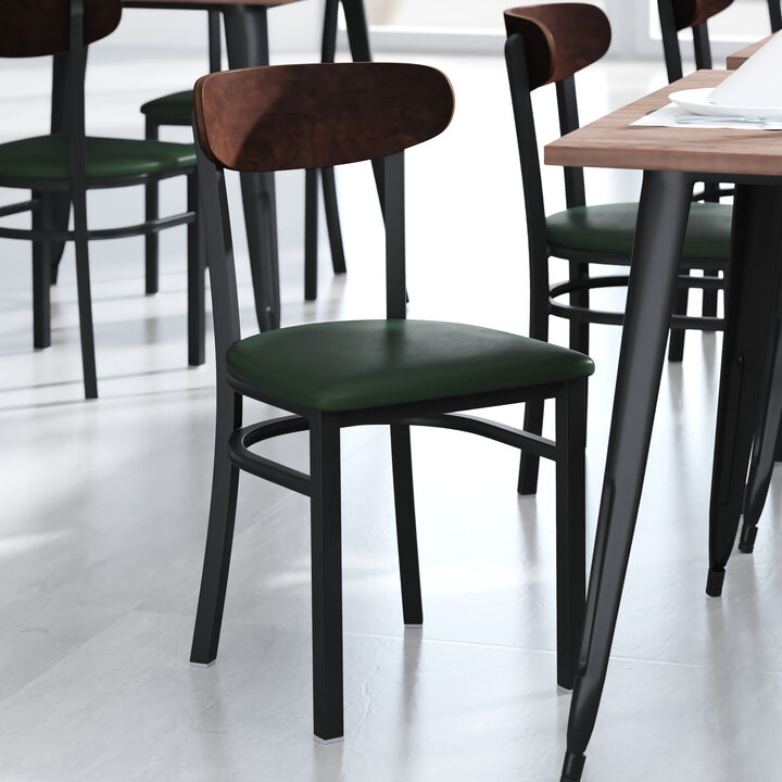 Metal/Wood Restaurant Chairs
