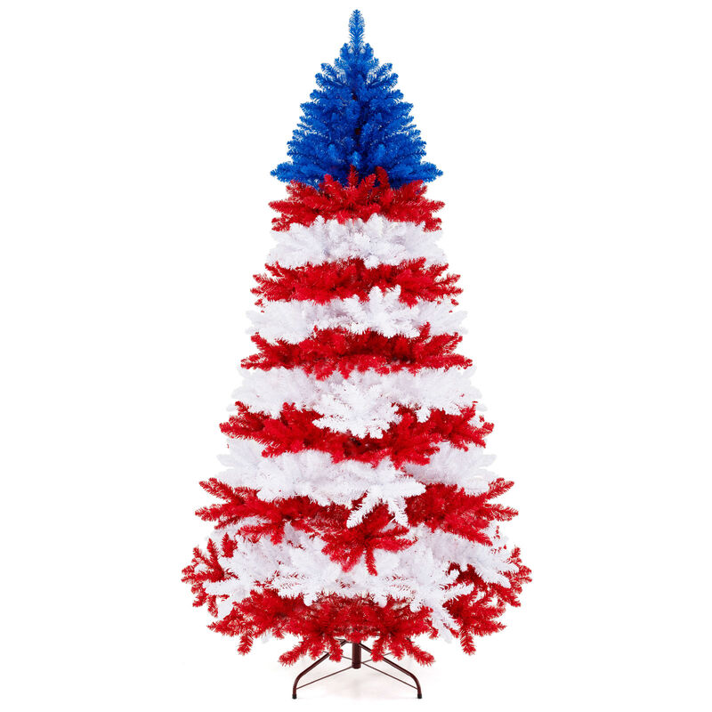 Artificial Christmas Tree with Warm White LED Lights
