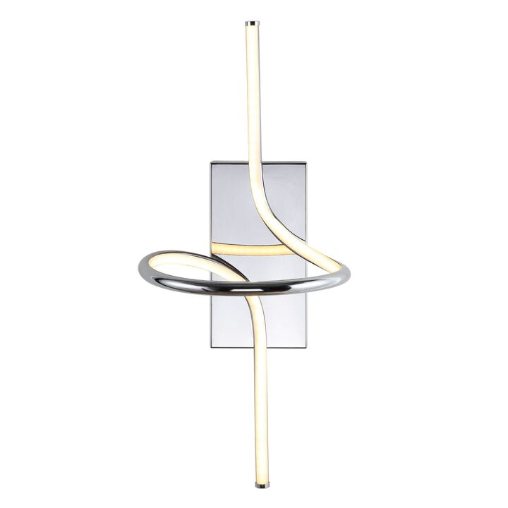 Sketch Minimalist Metal Integrated LED Vanity Light Sconce