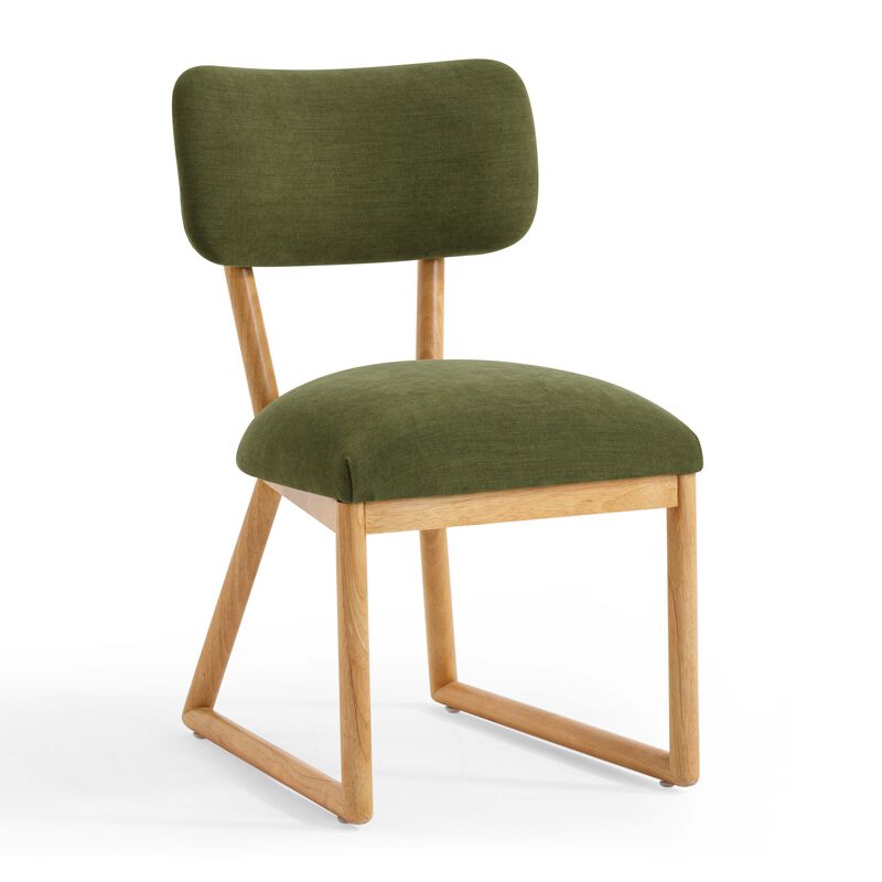 Bobbie Cream Recycled Fabric Dining Chair