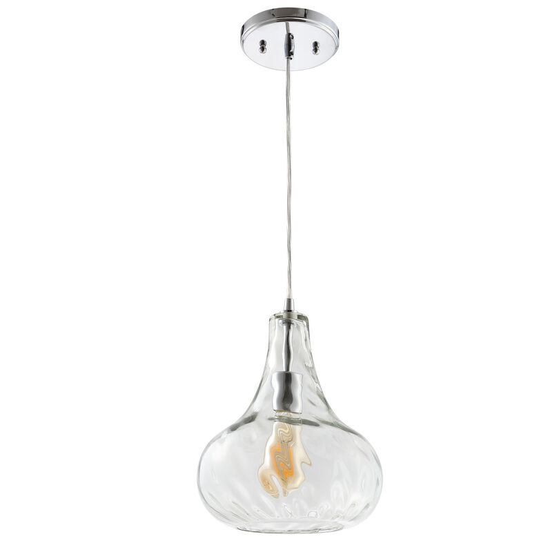 Ferano Adjustable Metal/Glass LED Pendant