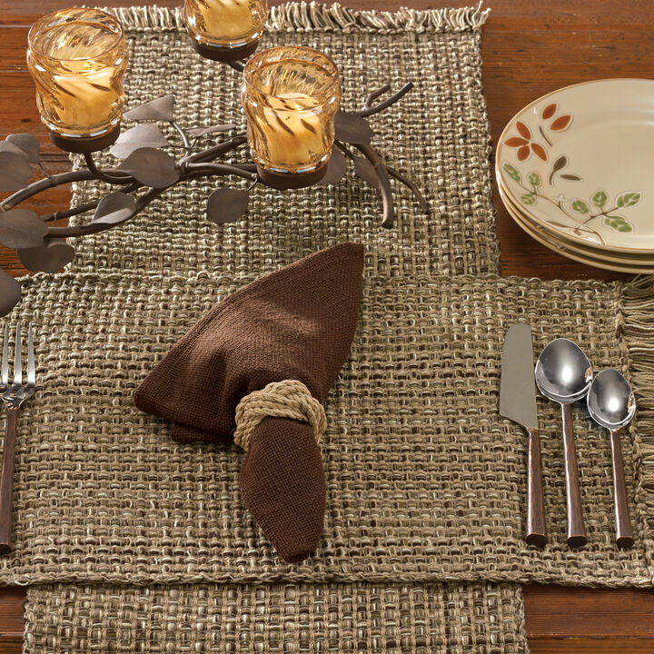 Park Designs Expresso Tweed Placemat Set of 4