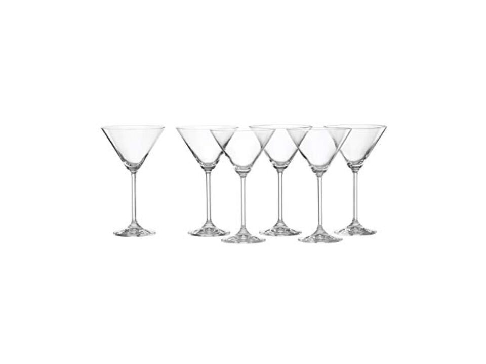 Lenox Tuscany Classics Martini Glass Set, 6 Count, Clear