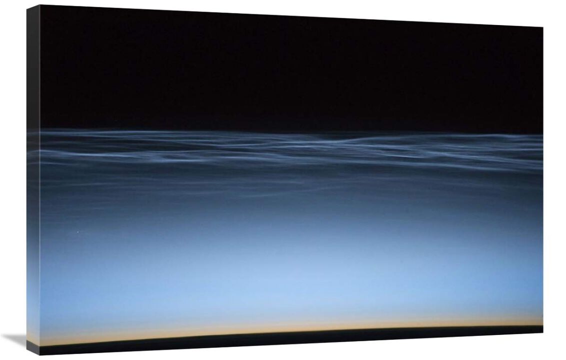 Noctilucent Clouds Over Earth-Canvas Art-36x24