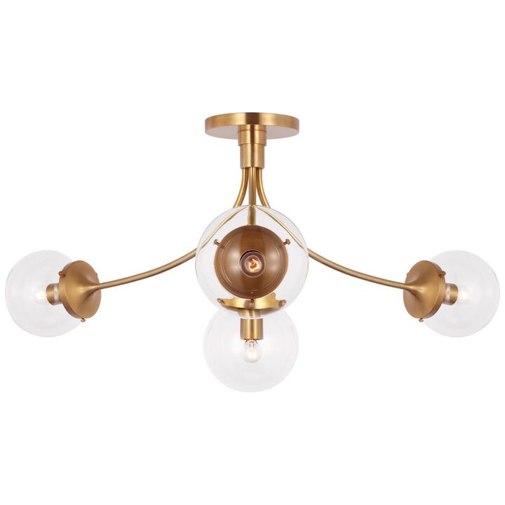 Prescott Lrg Semi-Flush Mount
