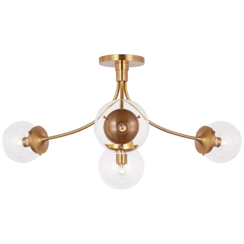 Prescott Lrg Semi-Flush Mount