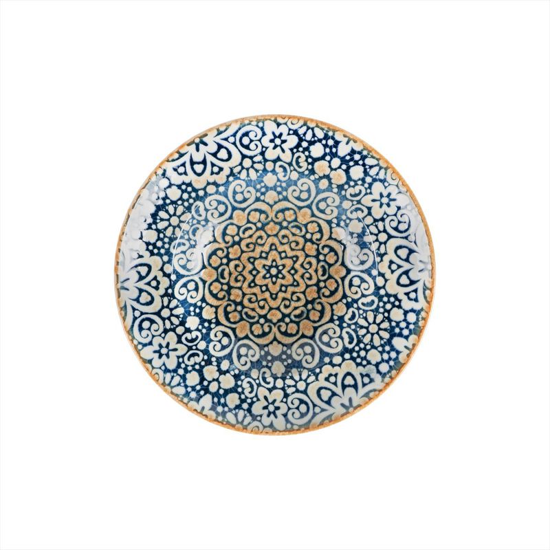 Alhambra dia.10.75" h:2.25" 16 oz. Round Decorated Porcelain Bowl (Set of 2)