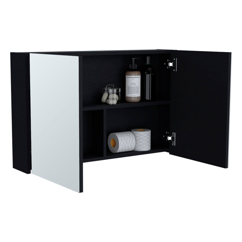 Medicine Cabinet Mansfield, Bathroom, Black