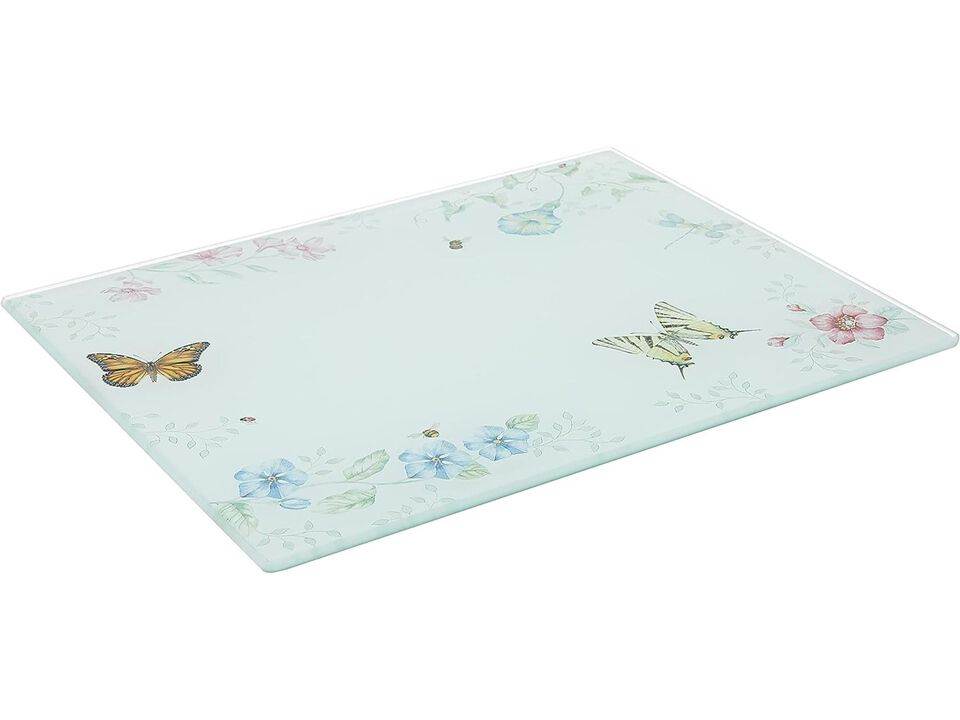 Lenox Butterfly Meadow Large Glass Cutting Board