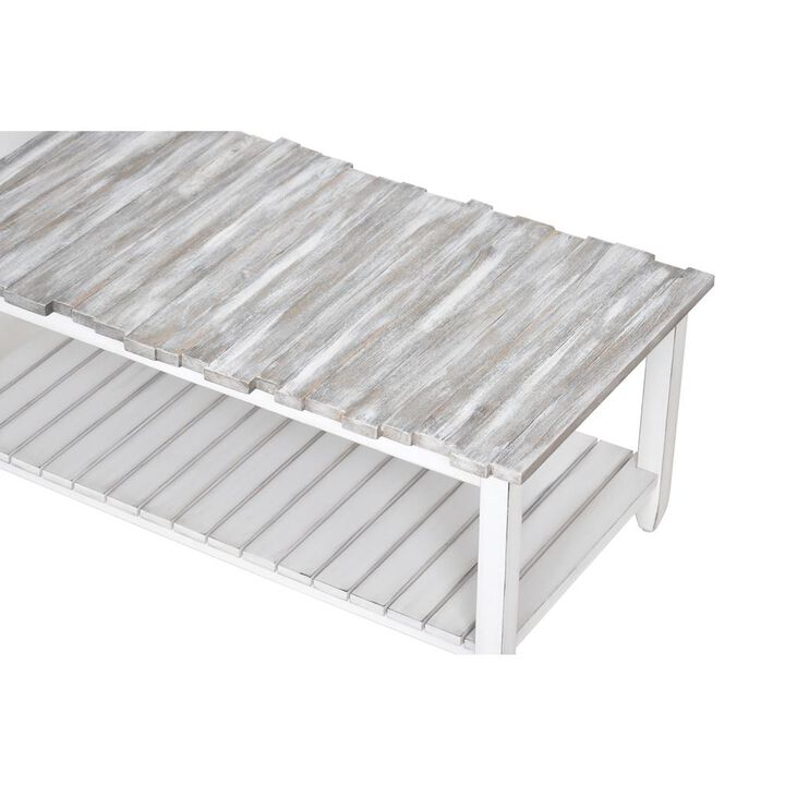 Sea Winds Coastal Furniture Picket Fence Coffee Table