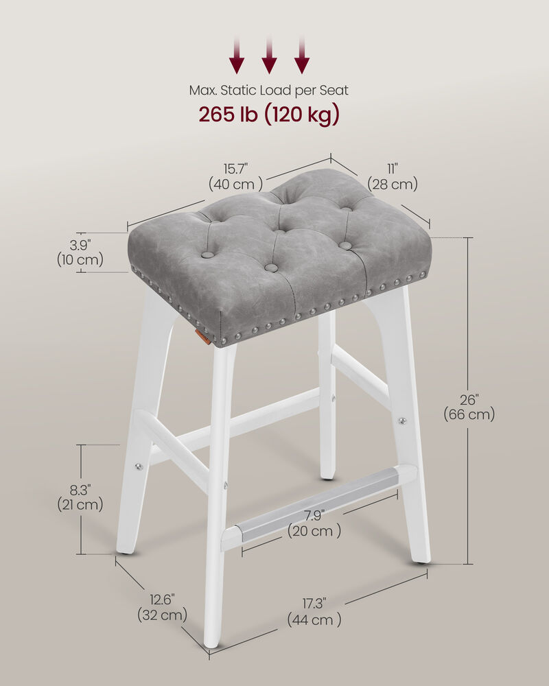 Counter Height Bar Stools Set of 2
