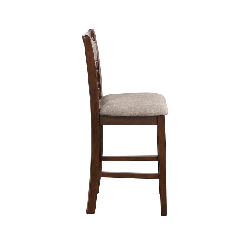 New Classic Furniture Furniture Gia 5-Piece Transitional Wood Dining Set in Cherry