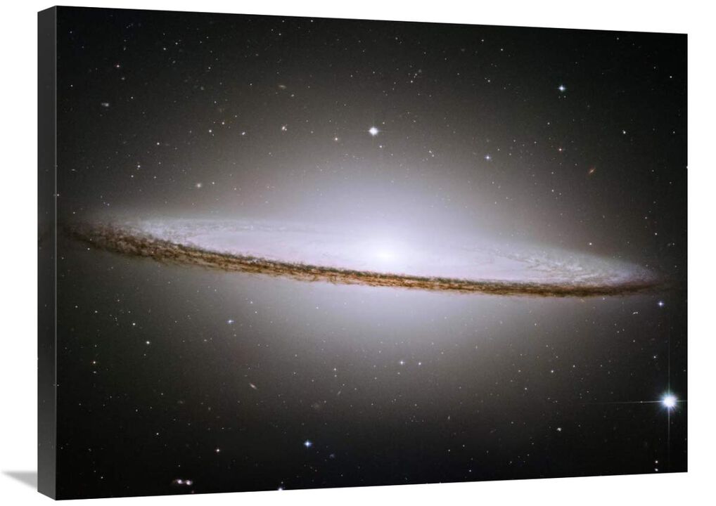 M104 - The Sombrero Galaxy -  Visible Light-Canvas Art-32x24