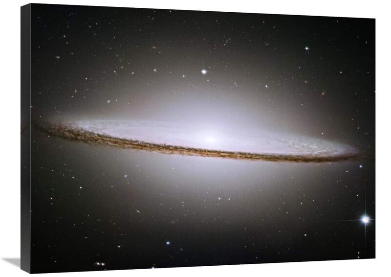 M104 - The Sombrero Galaxy -  Visible Light-Canvas Art-32x24
