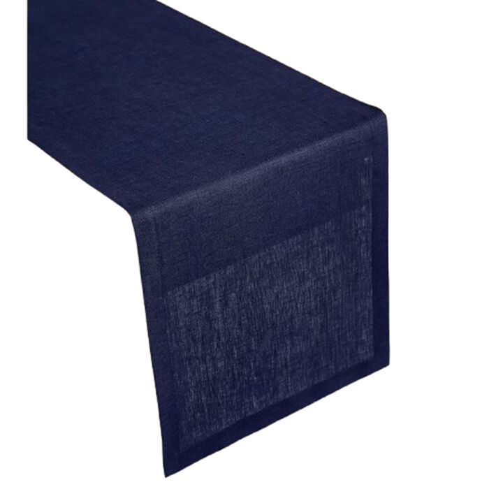 Solino Home 100% Pure Linen Table Runner | Fete for Valentine;s