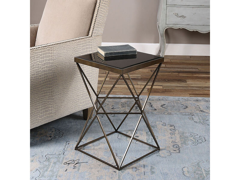 Uttermost Uberto Caged Frame Accent Table