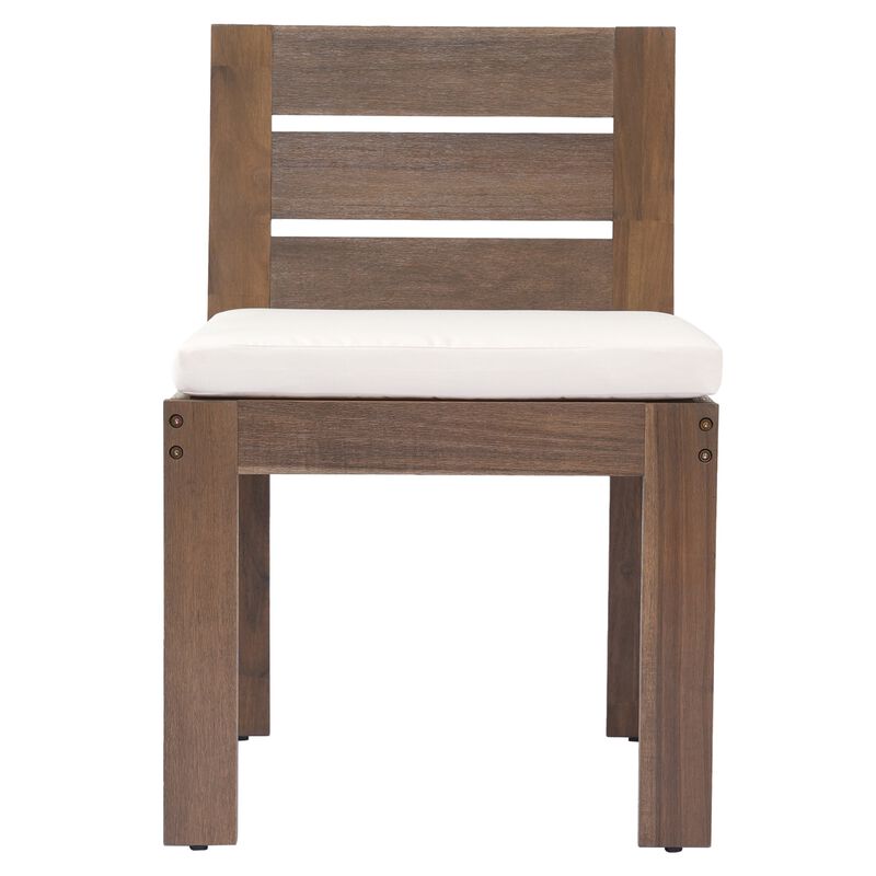 Merax 7 Pieces Outdoor Acacia Wood Dining Set