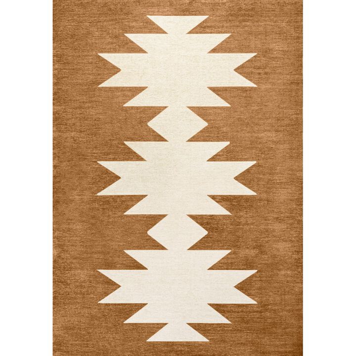 Chayton Minimalist Geometric Machine Washable Area Rug