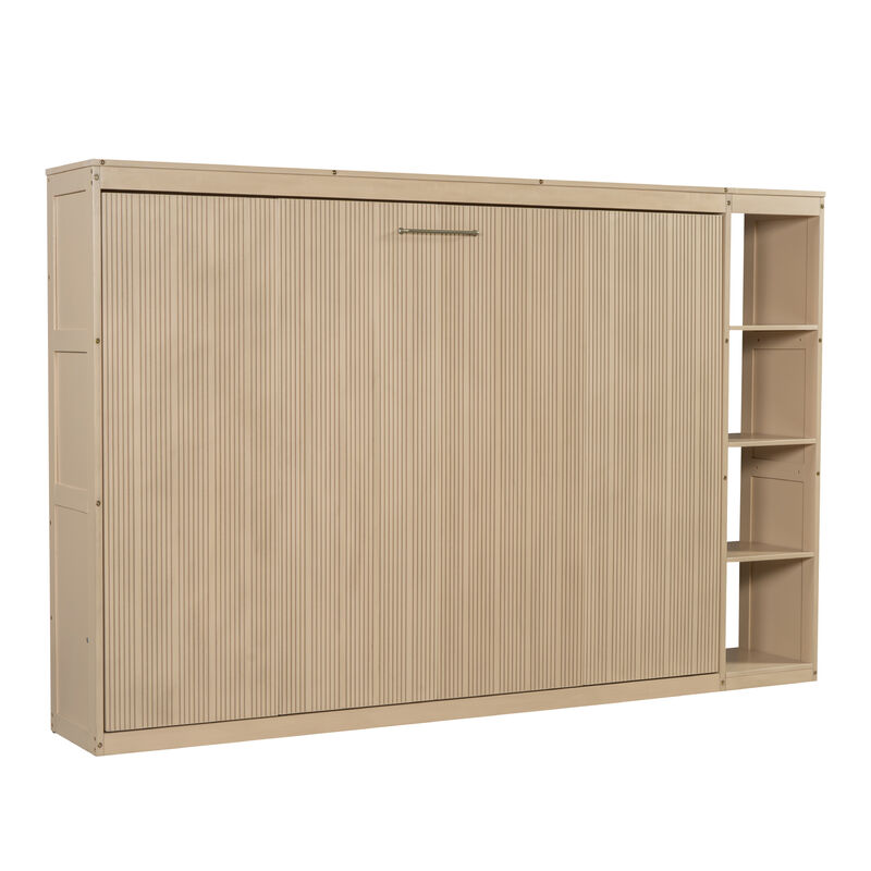 Merax Murphy Bed with Bookshelf